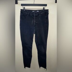 Old Navy Rockstar Super Skinny Black Jeans Size 12